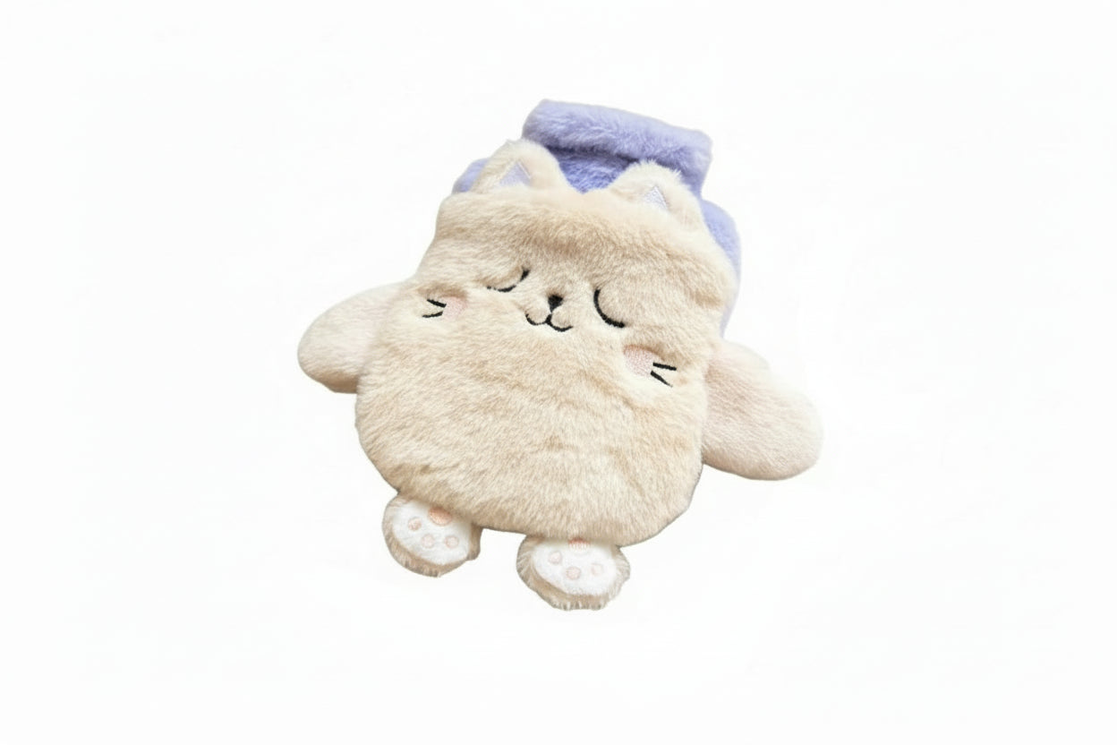 Bouillotte Chauffe main Chat