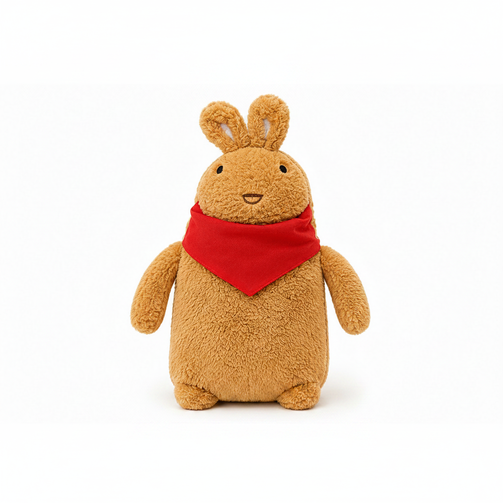 Bouillotte Peluche Lapin Brun