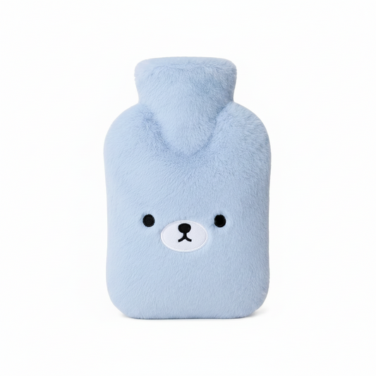 Bouillotte Peluche Ours Bleu 