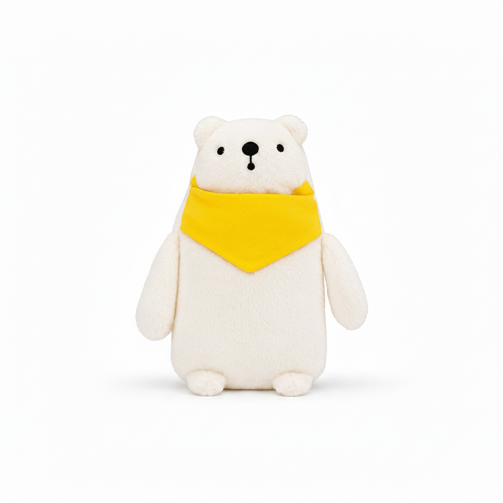 Bouillotte Peluche Ours Polaire