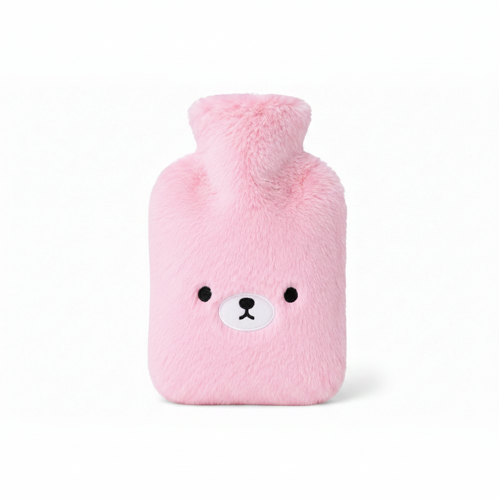 Bouillotte Peluche Ours Rose