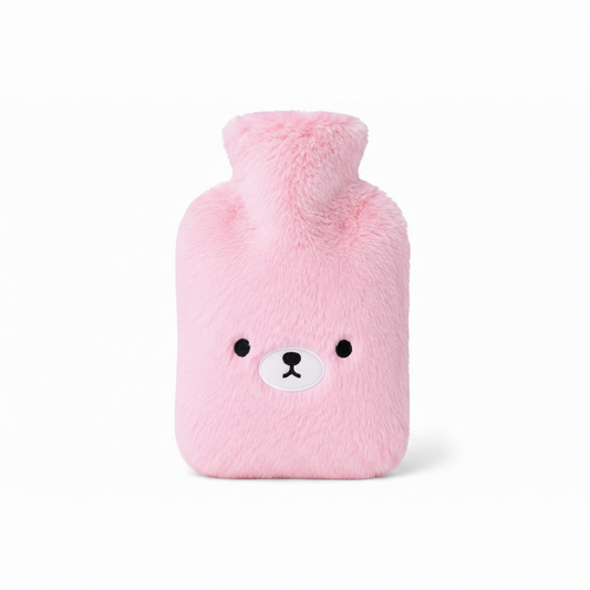 Bouillotte Peluche Ours Rose