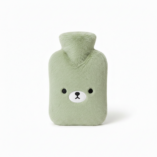 Bouillotte Peluche Ours Vert