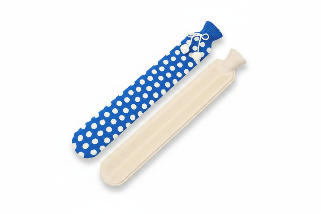 Bouillotte XXL Pois blancs