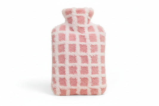 Bouillotte a Carreaux Rose