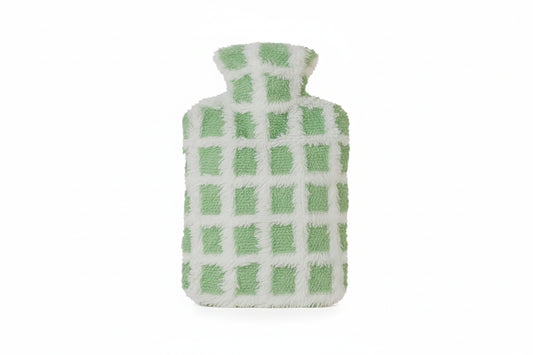 Bouillotte a Carreaux Vert