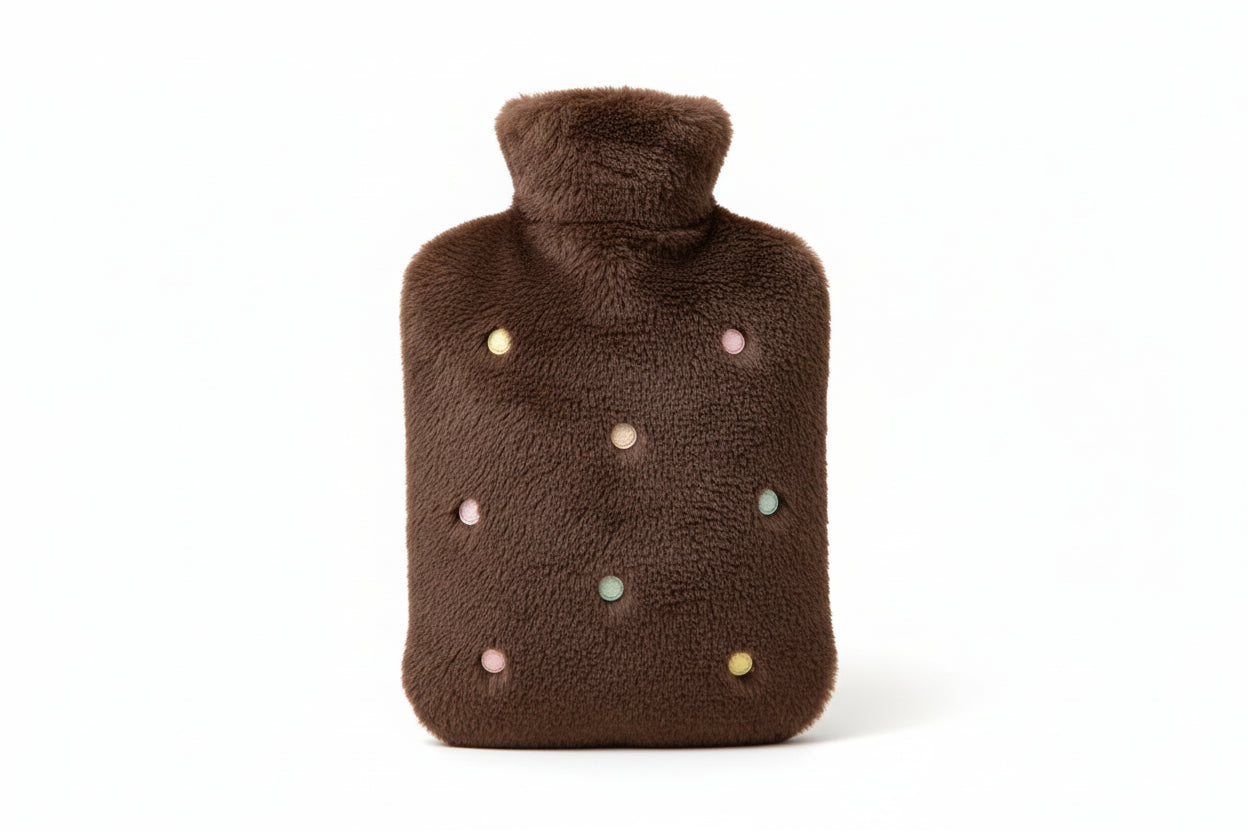 Bouillotte a eau chaude Marron