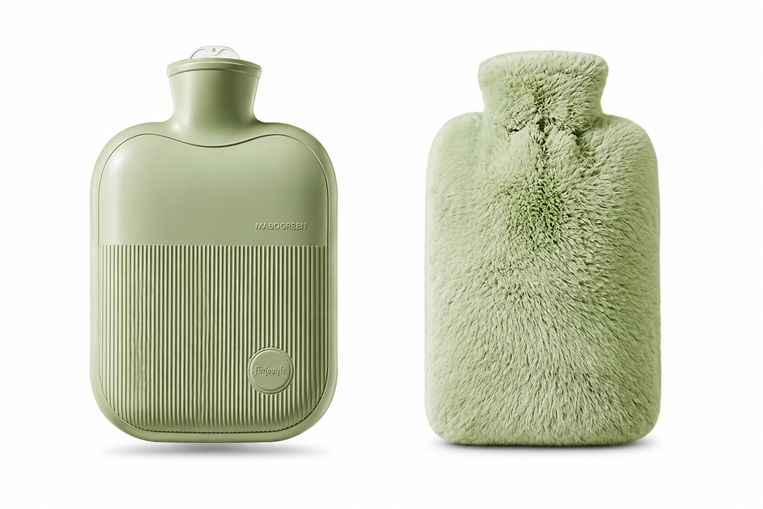 Bouillotte avec Housse en Peluche 3 