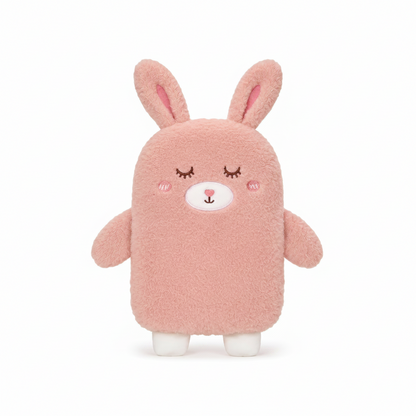 Mini Bouillotte Peluche Pompon