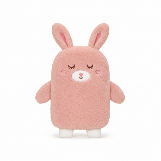 Mini Bouillotte Peluche Pompon